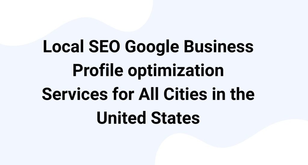best local seo company for google